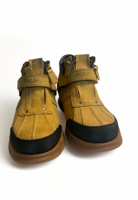 Polo Ralph Lauren Conquest II Vtg 90\'s Leather Brown Boots M9.5 Polo Ralph Lauren Conquest Boots In Men main image 4