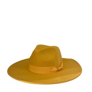 Felt Ribbon Fedora Hat