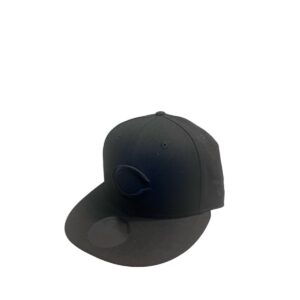 Cincy "Black Out" Reds Fitted